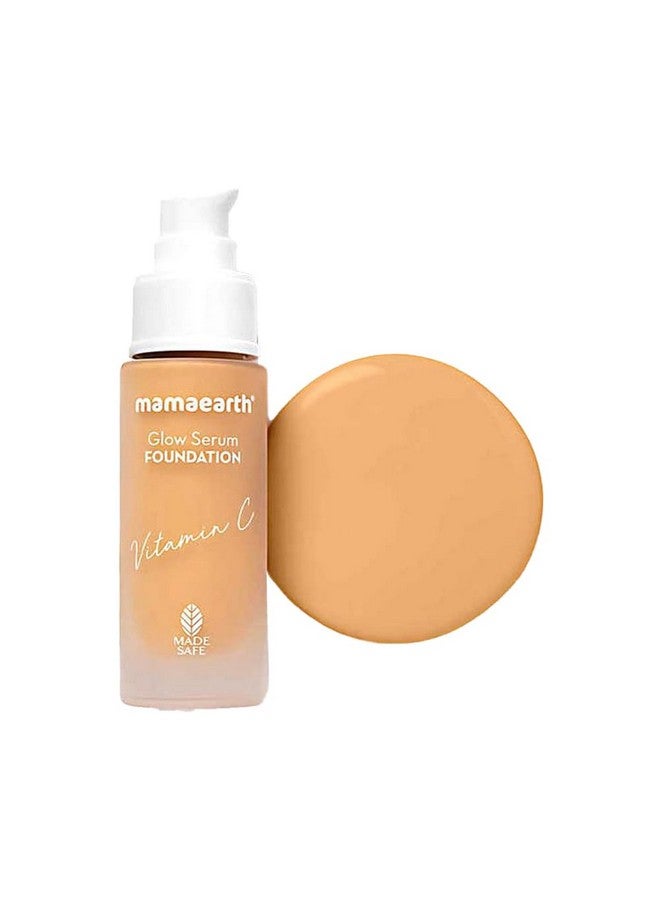 Glow Serum Medium Foundation Dewy With Vitamin C & Turmeric For 12Hour Long Stay 01 Ivory Glow 30 Ml Normal