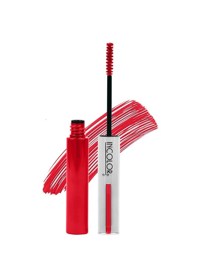 Light Weight Colorful Natural Mascara Smudge Proof & Long Lasting Eye Makeup Tool For Personal & Professional Mascara Waterproof Black Imperial Red 6Ml
