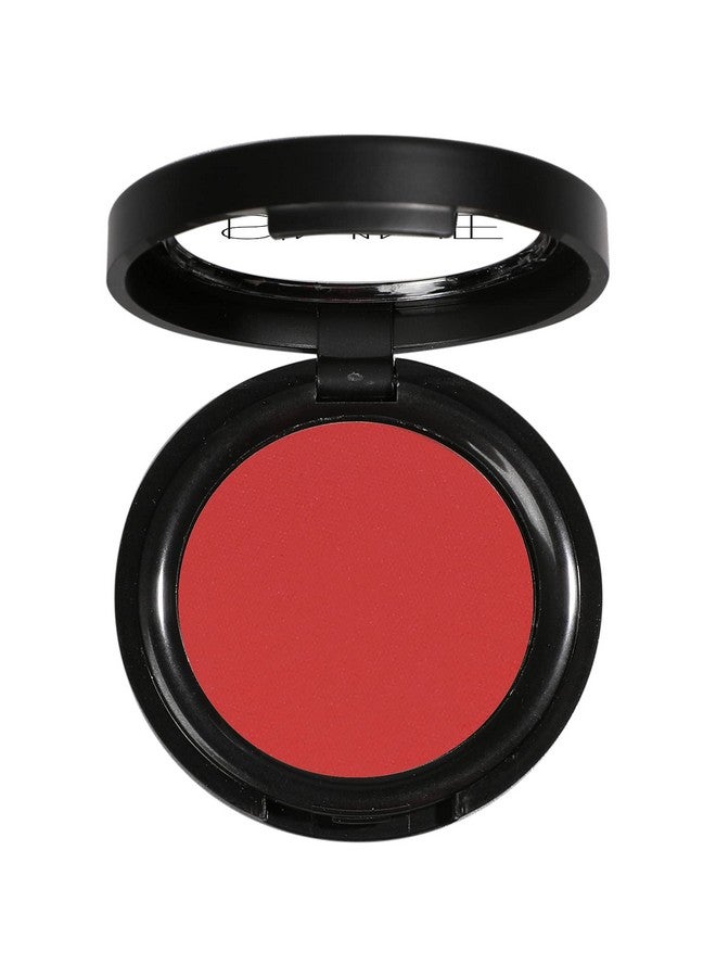 Single Eyeshadow Powder Palette Matte Red High Pigment Longwear Eye Makeup For Day & Night