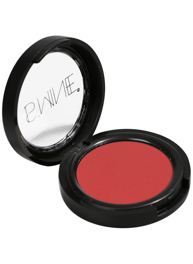 Single Eyeshadow Powder Palette Matte Red High Pigment Longwear Eye Makeup For Day & Night