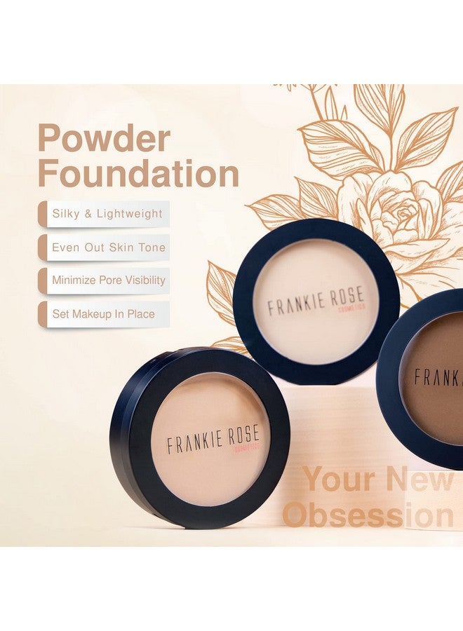 Powder Foundation Full Coverage Face Powder For Pores & Imperfections Evens Out Skin Tone & Shinecontrol 58 Grams (Buff)