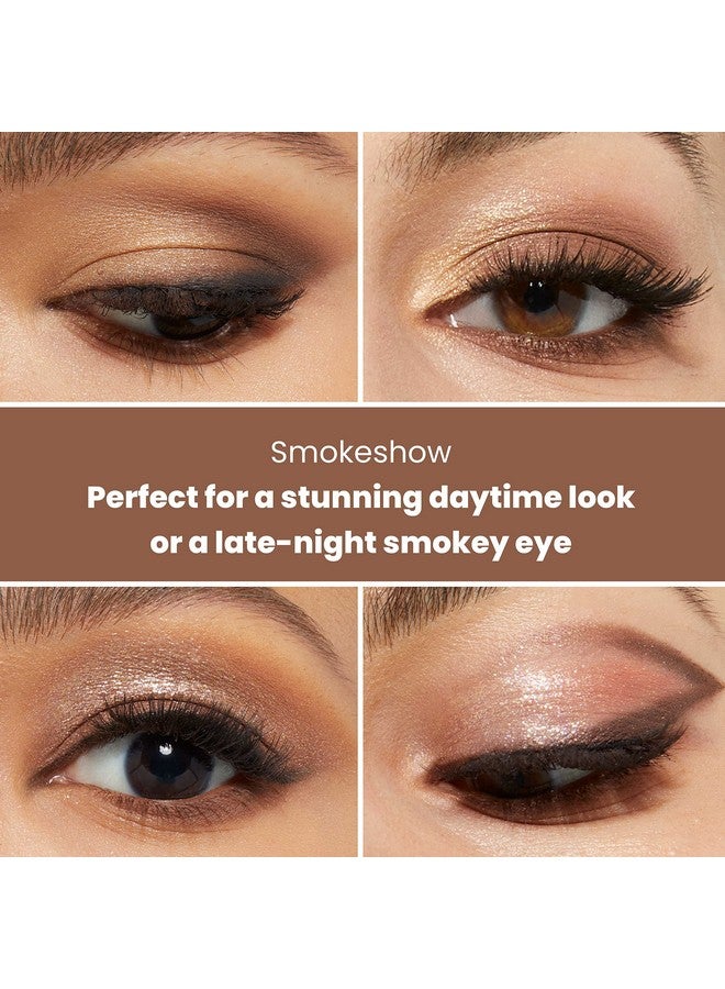 Color Haul Eyeshadow Palette Travel Size Eye Makeup Kit Matte & Shimmer Eyeshadow Korean Makeup 12 Highly Pigmented Super Bendable Soft & Deep Colors Includes Brush Smokeshow