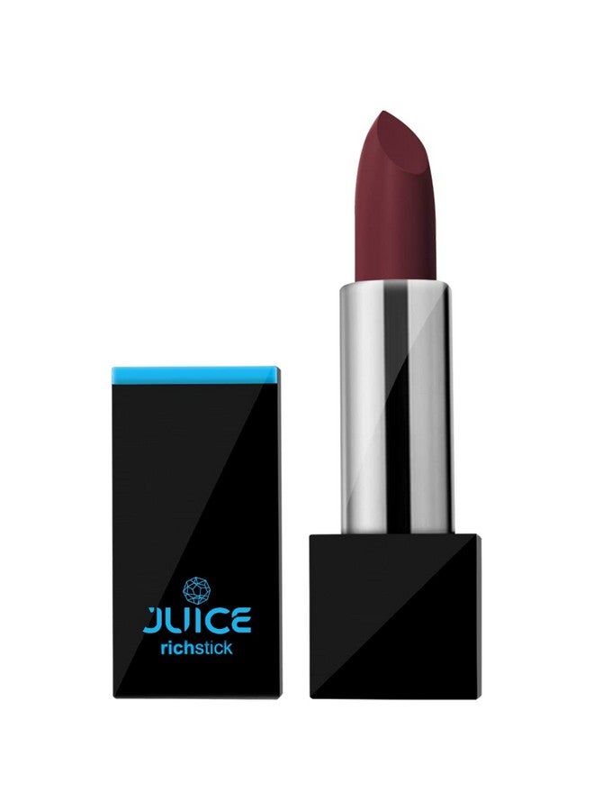 Matte Lipstick 100% Veg Heavily Pigmented With Oryza Sativa Oil Shea Butter Olive Oil Long Lasting Rose Wine M5 Mysterious Red M26