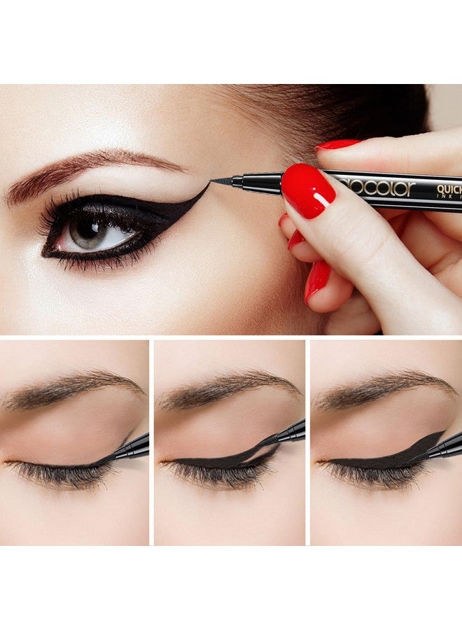 Waterproof Eyeliner Pen【Update】 Super Slim Precise All Day Black Professional Makeup Liquid Eye Liner Pencil For Women