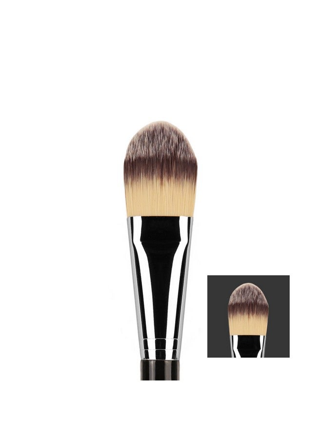 Professional Makeup Brush Maestro Series 948 Foundation With Soft Synthetic Fibers For Even Application & Perfect Finish (Black 1Pc)