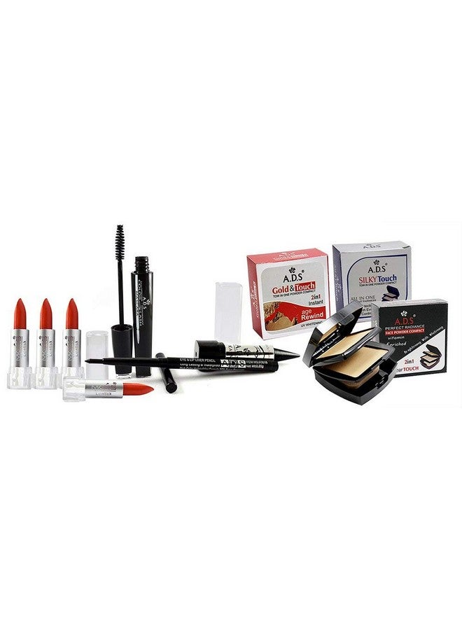 Water Proof Mascara Water Proof Eye &Kajal Lipstick And Compact Powder