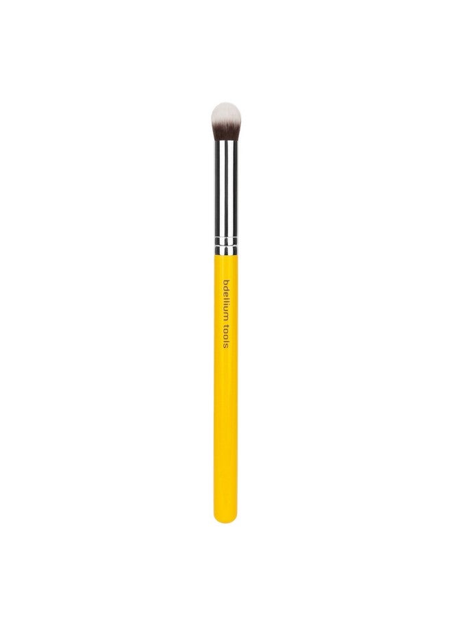 Professional Makeup Brush Studio Series 938 Blending Concealer With Soft Synthetic Fibers For Covering Imperfections (Yellow 1Pc)