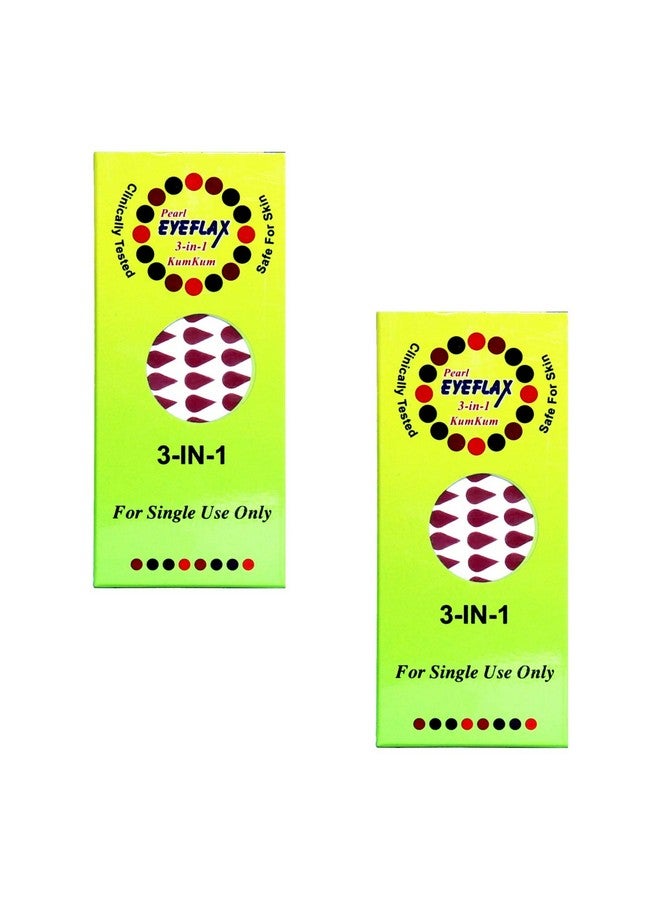 Kumkum Light Maroon Tilak Bindi Pack Of 2 (15 Flaps Each Box) (5)