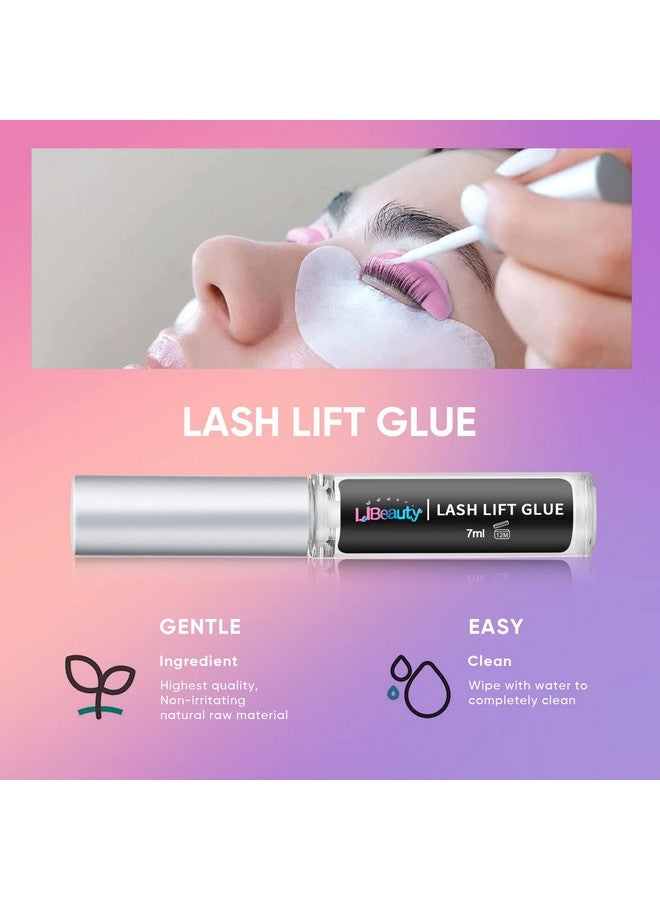 Lash Lift And Color Kit Black Eyelash Perm & Brow Lamination 4 In 1 Fast Curling And Coloring Only Takes 15 Mins Salon Grade Quality With Full Tool For Diy At Home