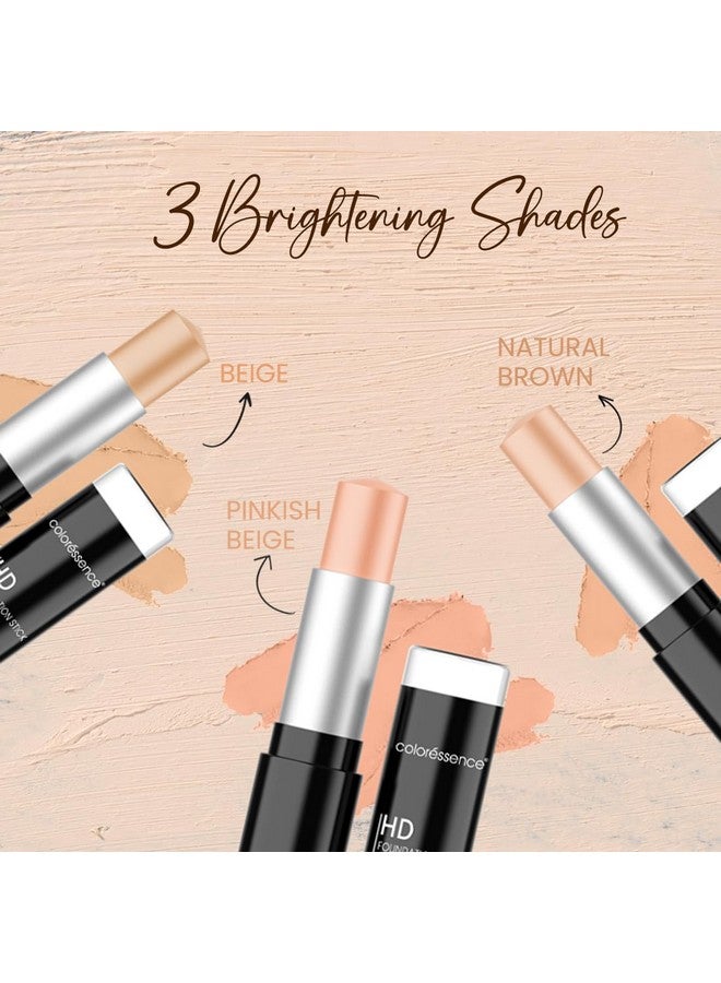 Hd Foundation Stick Fo Illuminating Full Coverage Finish With An Ultra Moisturizing Formula Create Full Glam Looks For Parties Brunch Dinners Office & Festivities On Budget