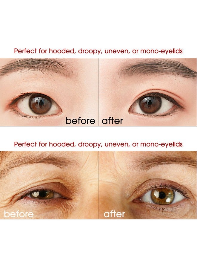 Ultra Invisible Double Eyelid Tapes Medicaluse Two Sides Sticky Fiber Eyelid Strips Instant Lift Eyelid Without Surgery Perfect For Heavy Saggy Hooded Droopy Uneven Monoeyelids