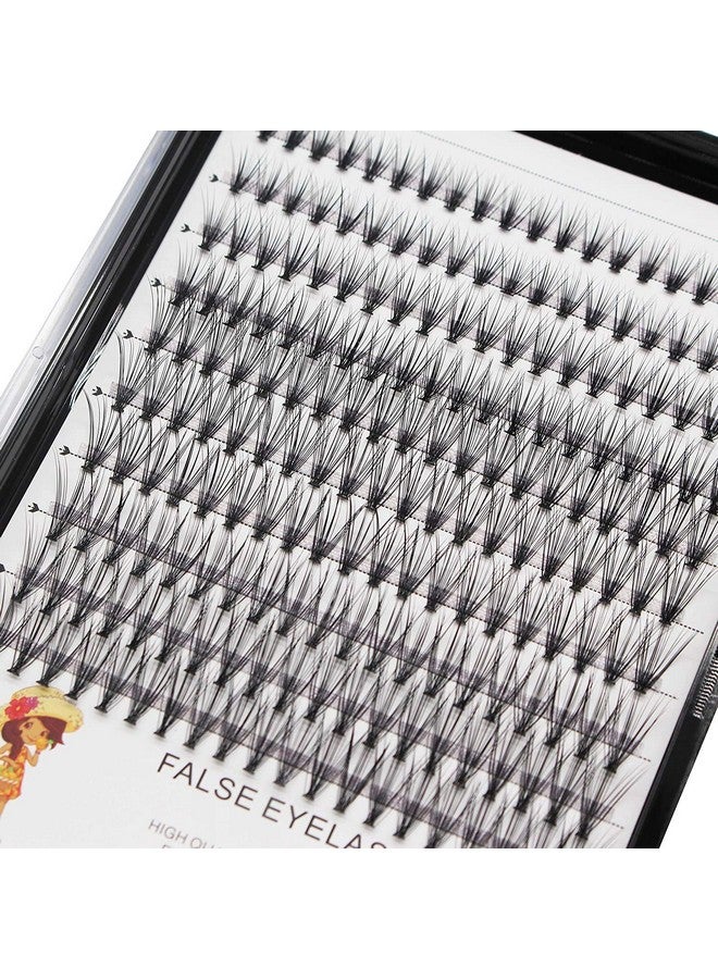 Large Tray20Roots Thickness 0.07Mm Mixed 8101214Mm/ 9111315Mm /121416Mm Black Soft And Light Individual False Eyelashes Dramatic Look Makeup Volume Eye Lashes Cluster (8101214Mm)