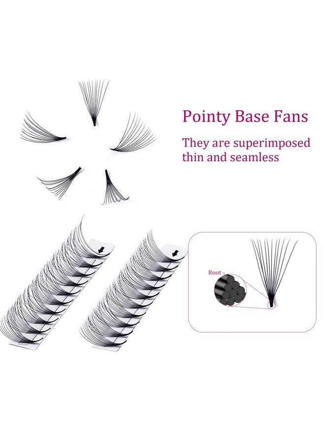 Eyelash Extensions Premade Fans Eyelash Extensions C Cc D Dd Curl Pointy Tip Pre Fan Eyelashes Premade Lash Extension Fans Volume Lash Extensions Pre Made Volume Lashes (12D0.07C 19Mm)