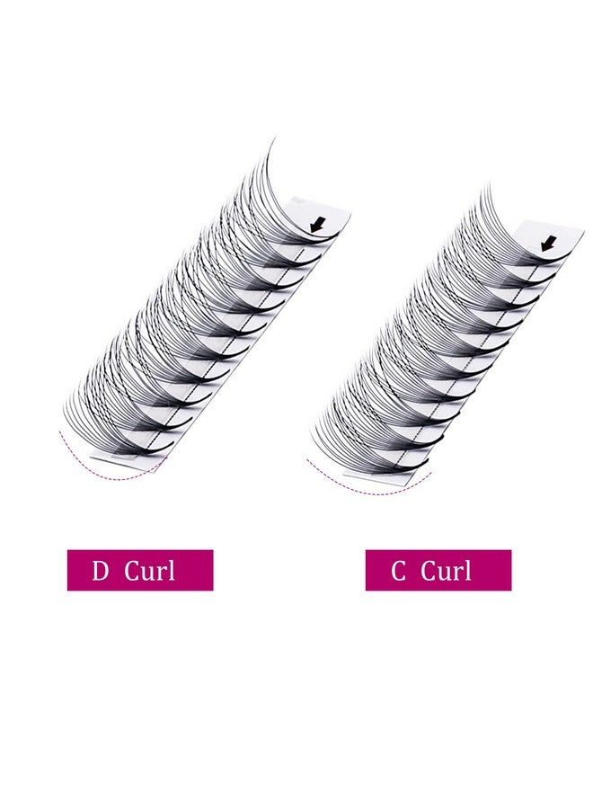 Eyelash Extensions Premade Fans Eyelash Extensions C Cc D Dd Curl Pointy Tip Pre Fan Eyelashes Premade Lash Extension Fans Volume Lash Extensions Pre Made Volume Lashes (12D0.07C 19Mm)