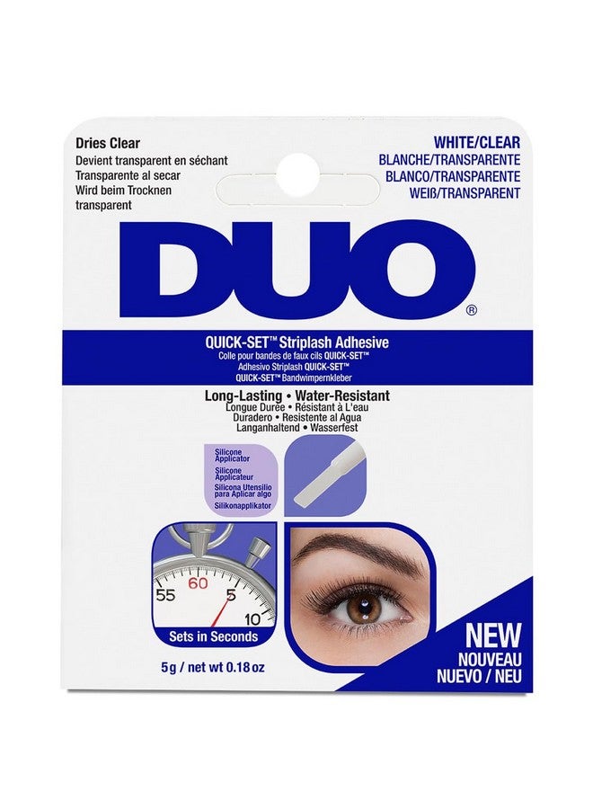 Quickset Clear False Strip Lash Adhesive Dries Invisible 0.18 Oz X 1 Pack