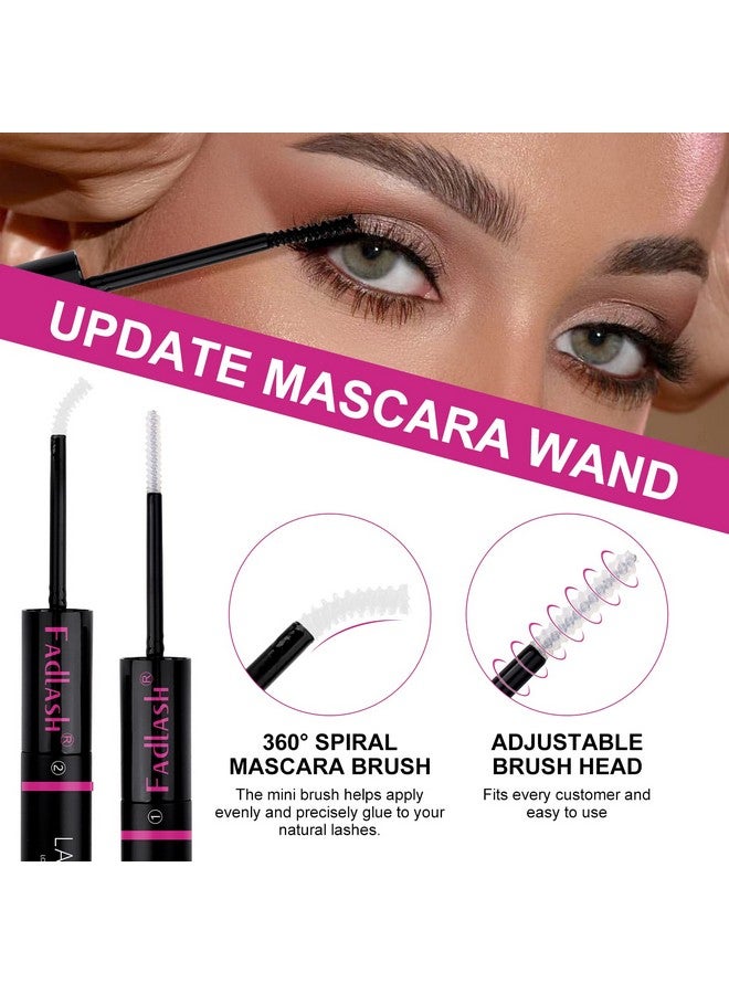 Lash Bond And Seal 10Ml Bond And Seal Lash Glue For Individual Lashes Hold 4872 Hours Cluster Lash Glue Diy Eyelash Extension Kit Self Application At Home