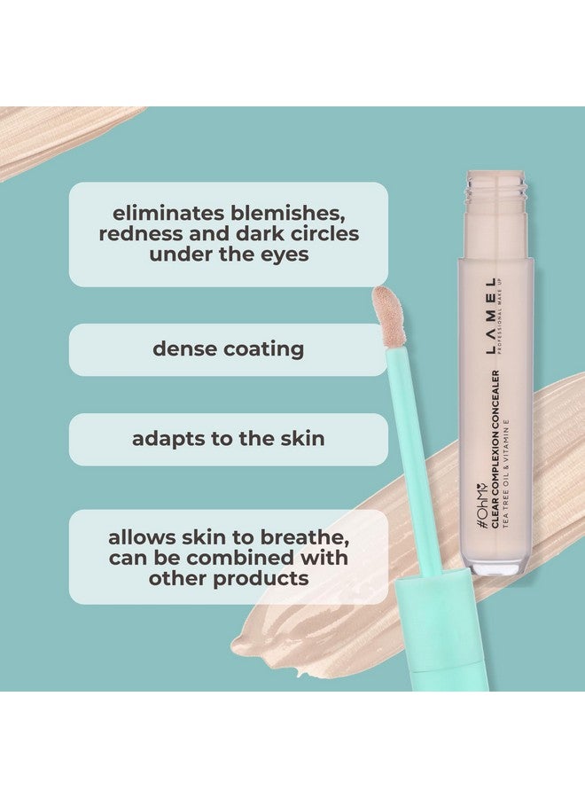 Oh My Clear Complexion Concealer 403 Medium Beige Creamy Formula Instantly Conceals Imperfections Sweat And Water Resistant Smooth Natural Finish 7Ml