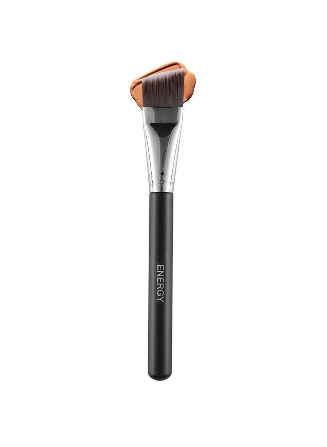 Foundation Brush For Liquid Makeup Angled Flat Makeup Brush For Foundationfacial Maskconcealer With Liquid Cream Primer Lotion Blending Dense Vegan Synthetic Bristles Face Brush