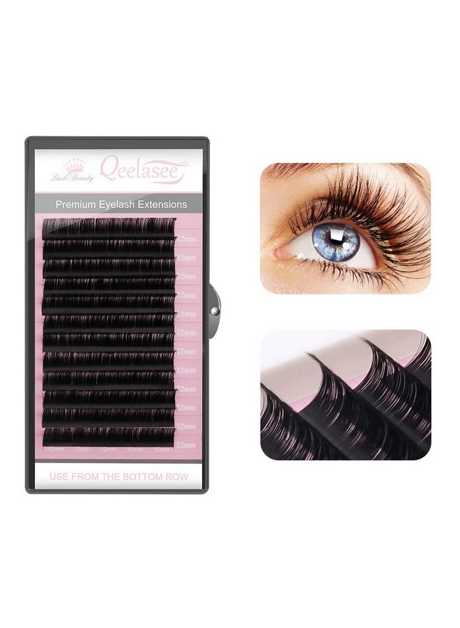 Faux Mink Silk Eyelash Extensions 0.03Mm Dd Curl 13Mm Mixed Length Semipermanent Individual Lashes Extension Professional Salon Use