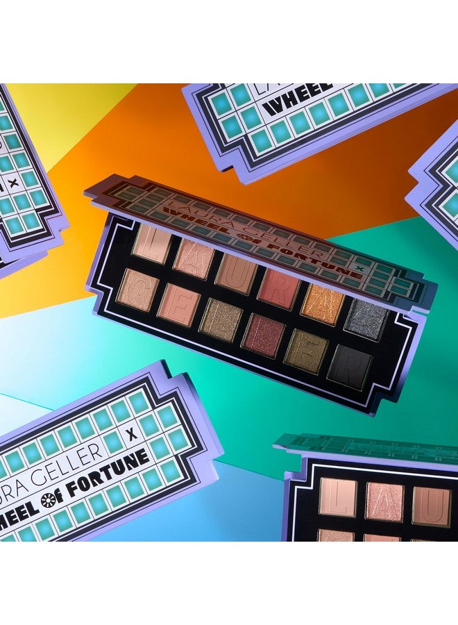 Wheel Fo Fortune Eye And Cheek Palette Kit Prizewinnig Eyes Eyeshadow Palette + Face The Day Blush Palette + Dualended Brush