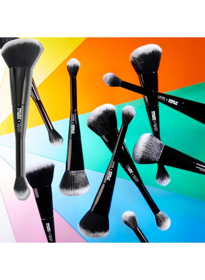 Wheel Fo Fortune Eye And Cheek Palette Kit Prizewinnig Eyes Eyeshadow Palette + Face The Day Blush Palette + Dualended Brush