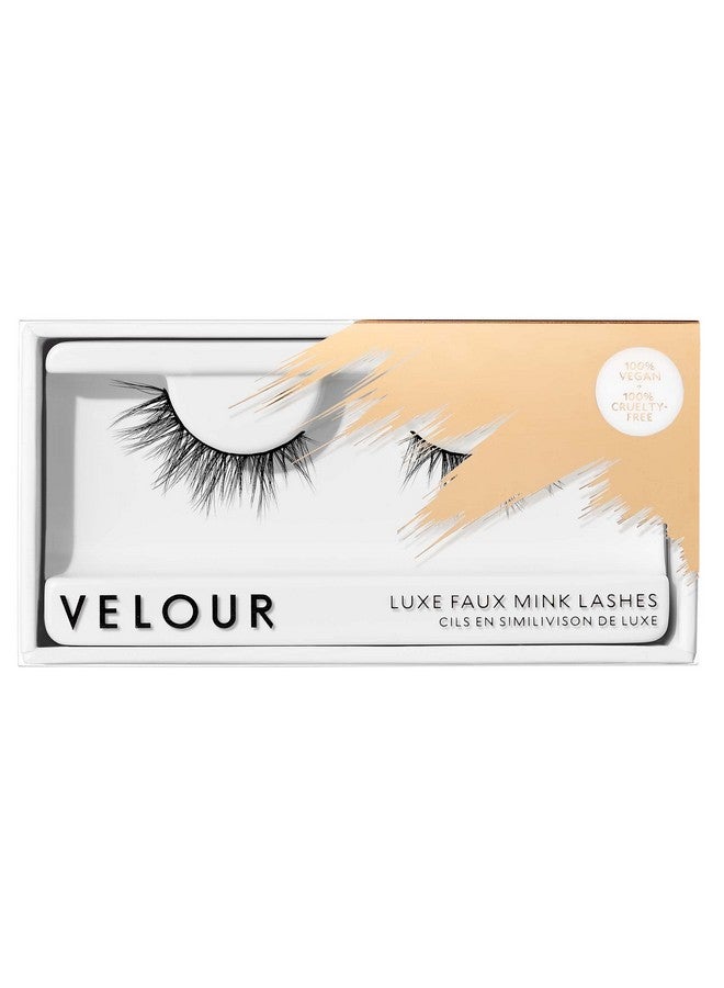 Velour Vegan Luxe Faux Mink Eyelashes Light & Fluffy False Lash Extensions Wear Up To 20 Times Luxurious And Natural Lashes 100% Vegan Soft And Comfortable All Eye Shapes