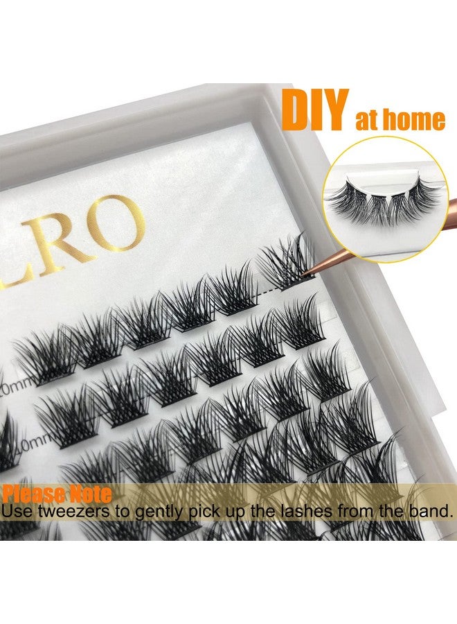 Lash Clusters 144 Pcs Cluster Lashes Diy Eyelash Extensions C D Curl 1016Mm Mega Volume Fluffy Individual Lashes Wispy Eyelashes Diy At Home By Kmilro (Volume 0.07C1016Mm Mix)