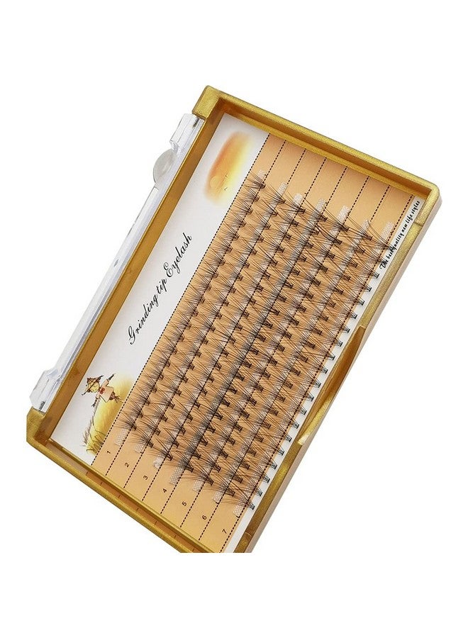 Fishtail Eyelash Extensions Mix Length Single Cluster Fans Eyelashes Fashion Fish Tail Fairy Eyelashes C Curl Super Natual Grafting Eyelash Dovetail Fly Eyelash Sharp Spikes/ A/M Type /10D Lashes