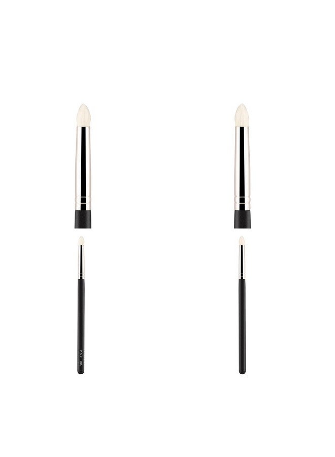 Eyeshadow Brush 106 Synthetic Bristle Makeup Brush Blending Brush For Setting Eyeshadow Powder Formulation Sheer Coverage Application Black 1 Brush