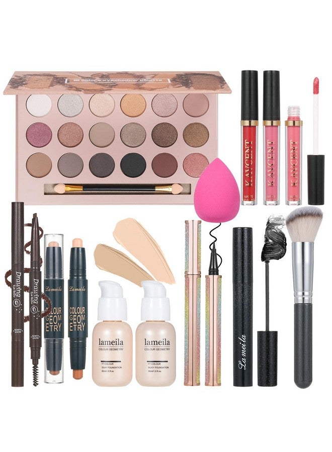 Makeup Kits Makeup Kit For Women Full Kit Makeup Sets For Teens Make Up Kit For Teens Girls Teenagers Gift 18 Color Eyeshadow Palette Lipgloss Makeup Sets For Women Make Up Kit