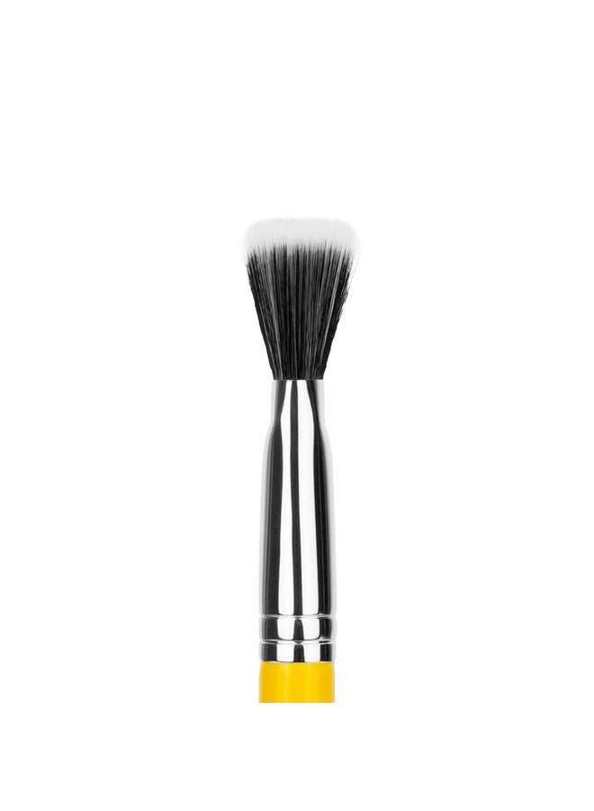 Professional Makeup Brush Studio Series 966 Duo Fibre Face Shading With Soft Synthetic Fibers For Effortless Blending Contouring And Shading (Yellow 1Pc)