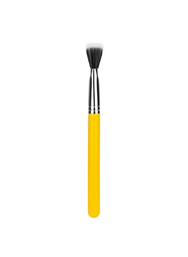 Professional Makeup Brush Studio Series 966 Duo Fibre Face Shading With Soft Synthetic Fibers For Effortless Blending Contouring And Shading (Yellow 1Pc)