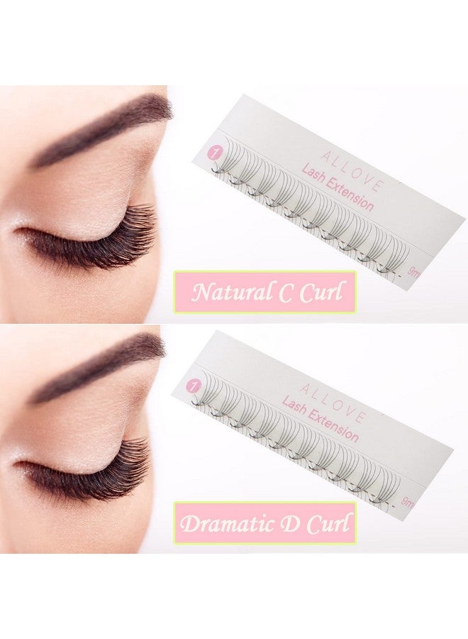 Premade Fans Eyelash Extensions 5D 0.07 C Curl 916Mm Mixed Tray Russian Volume Lash Extensions Short Stem Pre Made Lash Extensions Fans