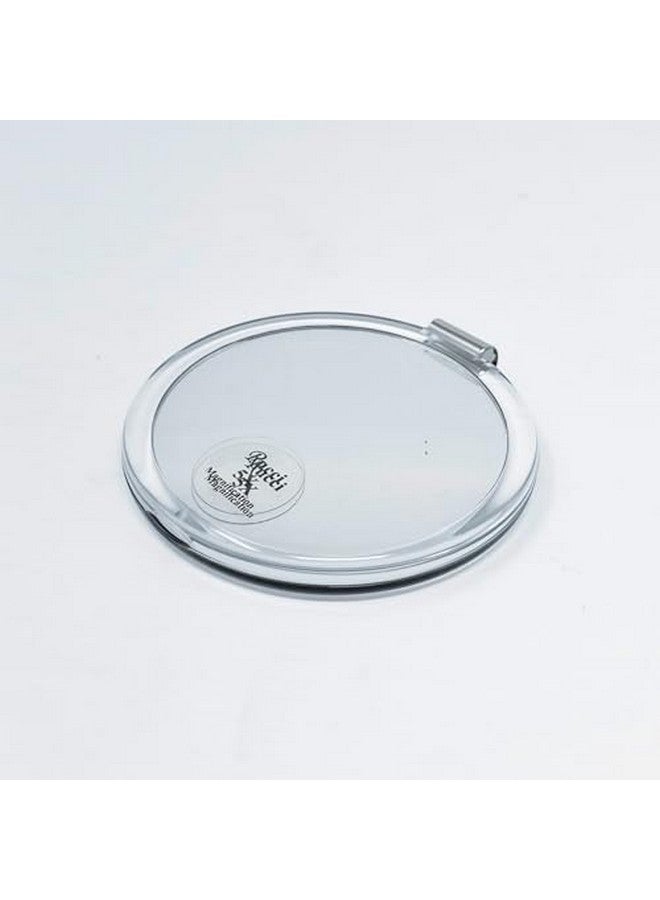 3In1 Magnifying Compact Mirror Clear Acrylic 4 Inch Diameter