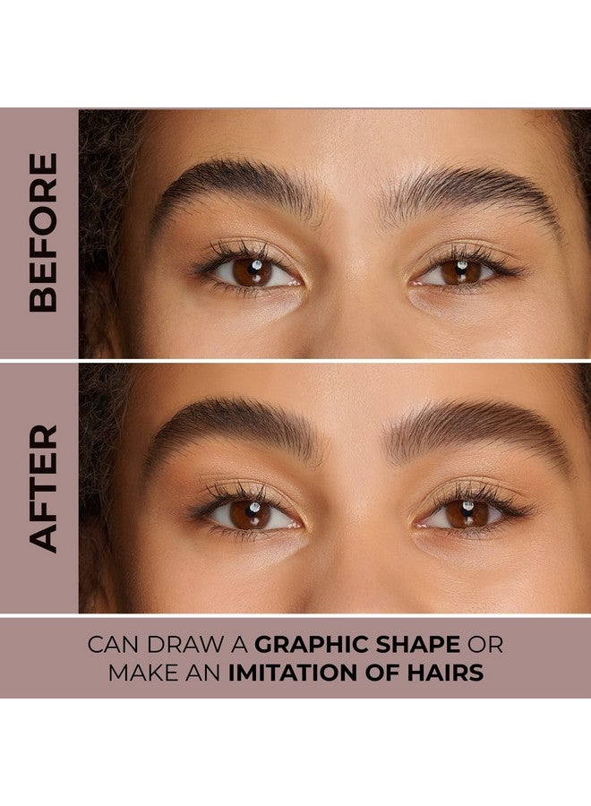 402 The Brow Bar Eyebrow Palette Dark Brown Long Lasting & Natural Finish Nourishing &Softening Easily Blennds & Dualended Applicator Eyebrow Palette For Women 4.5G