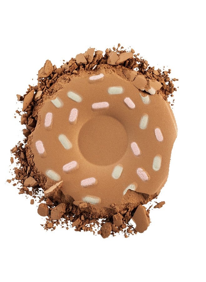 Murumuru Butter Cheat Day Donut Bronzer Lightweight Crueltyfree For Sensitive Skin Dark Shimmer Cream Bronzer 0.38Oz Sprinkles