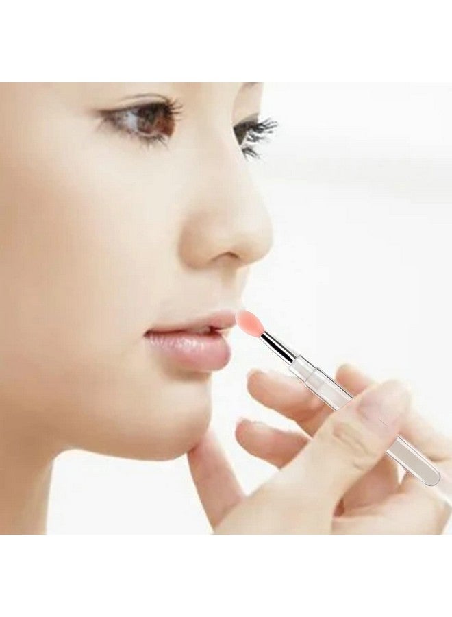 Silicone Lip Brushes With Coverslipstick Lip Gloss Applicator Brushesmakeup Beauty Brushes6Pcs
