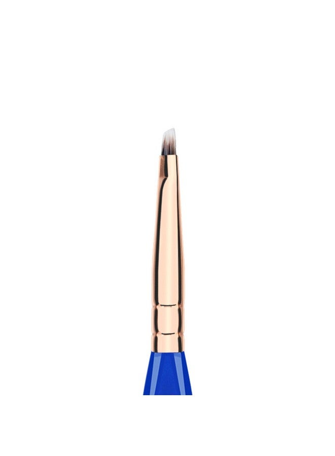 Professional Makeup Brush Golden Triangle 760 Liner/Brow With All Vegan And Soft Synthetic Fibers For Eyes & Brows (Blue 1Pc)