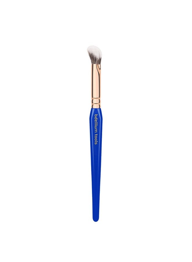 Professional Makeup Brush Golden Triangle Series 788 Bdhd Phase Iii With All Vegan And Soft Synthetic Fibers For Blend & Soften (Blue 1Pc)