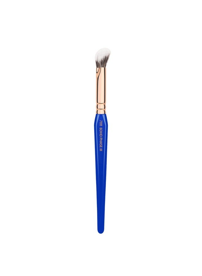 Professional Makeup Brush Golden Triangle Series 788 Bdhd Phase Iii With All Vegan And Soft Synthetic Fibers For Blend & Soften (Blue 1Pc)