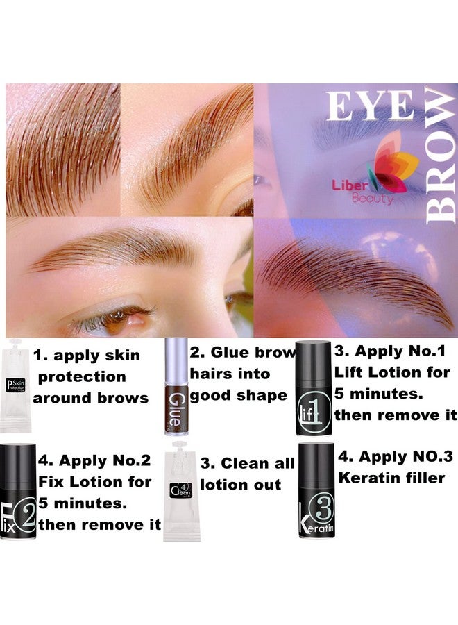 Lash Lift Brow Lamination 2 In 1 Rapid Eyelash And Eyebrow Lifting Kit Diy Perming Lashes At Home Or Salon Usage Be Eye Voluminous For 6 Weeks About 15 Applications (10Ml Lash&Brow Lift Airless