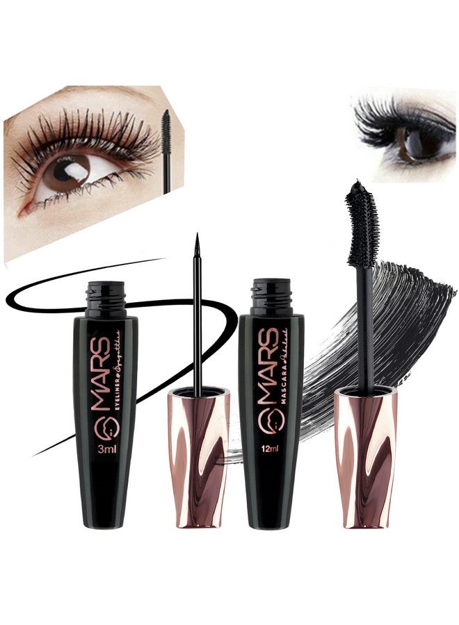 Ultra Curl Long Lasting Fabulash Mascara & Smudge Proof Eyeliner Pack Of 2 (M01El01)