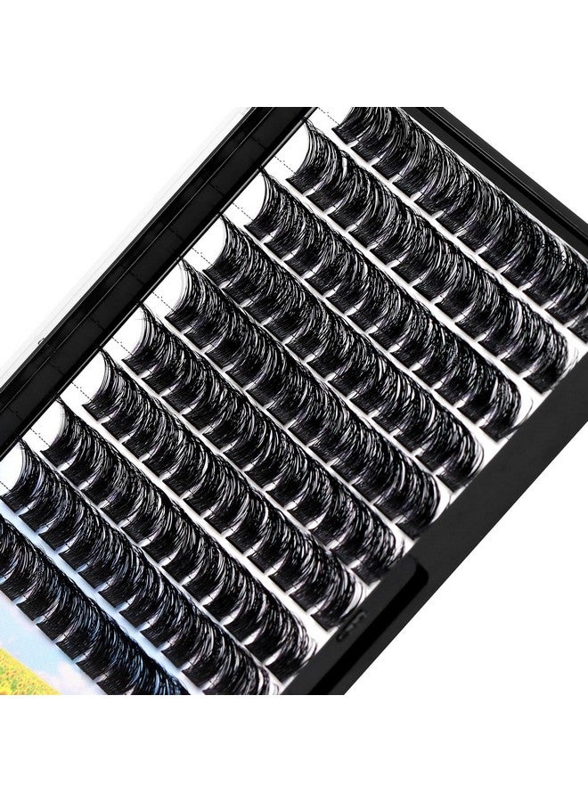 Handmade D Curl 1020Mm To Choose 120Pcs Natural Long Individual Thick Base Cluster Eyelashes Dramatic Look Diy Volume Eye Lashes Extensions (10Mm)