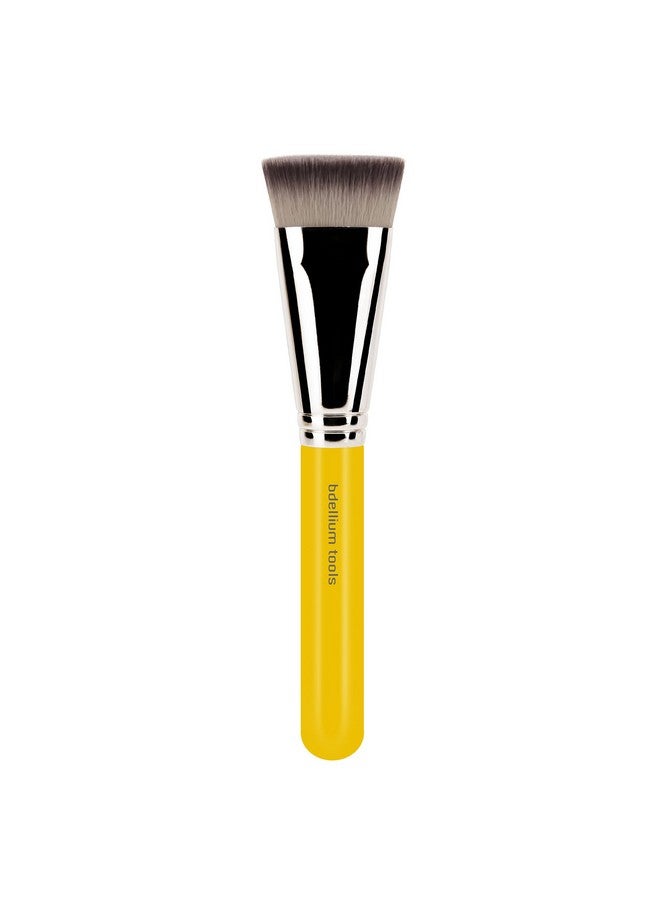 Professional Makeup Brush Studio Series 987 Face Blending With Soft Synthetic Fibers For Sculpting Cheekbones And Adding Dimension (Yellow 1Pc)