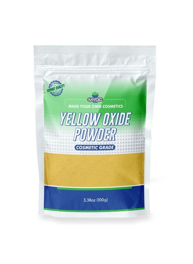 Yellow Oxide Powder100 Gm (3.5Oz) Yellow Oxide Powder Cosmetic Grade Yellow Iron Oxide Powder For Makeup Yellow Oxide Powder For Paint Yellow Oxide Mineral Powder Yellow Oxide Matte Powder