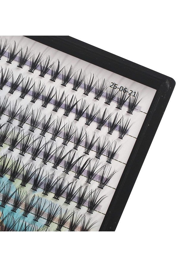 Pro Grafting Mixed 101214Mm.121416Mm/111315Mm/161820Mm 20Roots Natural Long Individula False Eyelashes Cluster Thickness 0.07Mm D Curl Volume Eye Lashes (101214Mm)