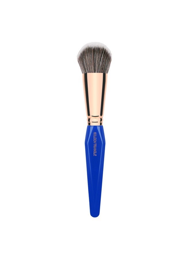 Professional Makeup Brush Golden Triangle 988 Bdhd Phase I With All Vegan And Soft Synthetic Fibers For Precise Application & Blending (Blue 1Pc)