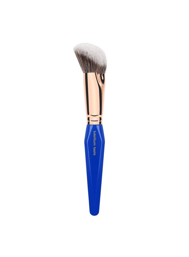 Professional Makeup Brush Golden Triangle 988 Bdhd Phase I With All Vegan And Soft Synthetic Fibers For Precise Application & Blending (Blue 1Pc)