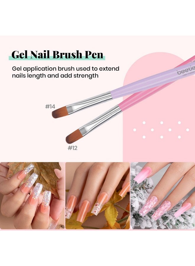 Beetles Gel Nail Brush 7Pcs Nail Art Brushes Nail Art Tips Nail Brushes For Nail Art Nail Painting Brush Pen Set For Home And Salon Use Decoration