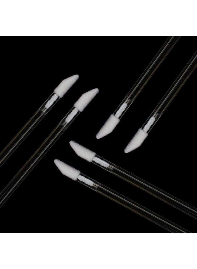 300 Pieces Disposable Lip Brushes Premium Lipstick Gloss Wands Applicator Makeup Tool Kits Clear Handle